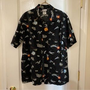 Star Wars Disney Button Down